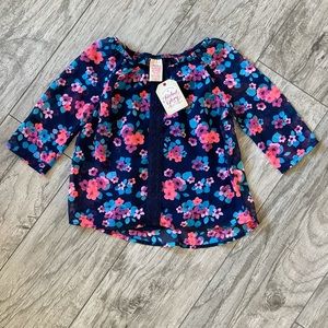 NEW Faded Glory Girls Blouse. Size 4-5